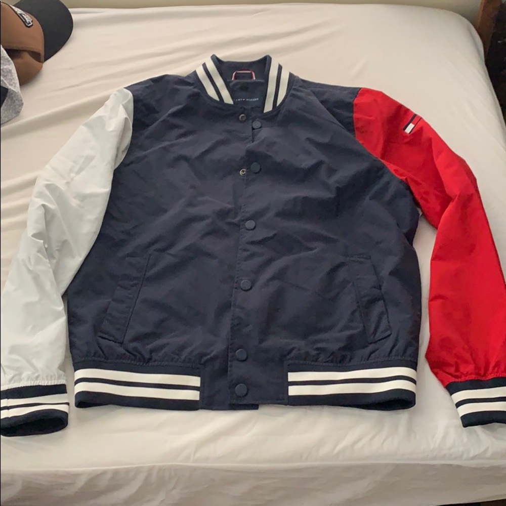 Tommy Hilfiger Baseball Jacket Size Large
